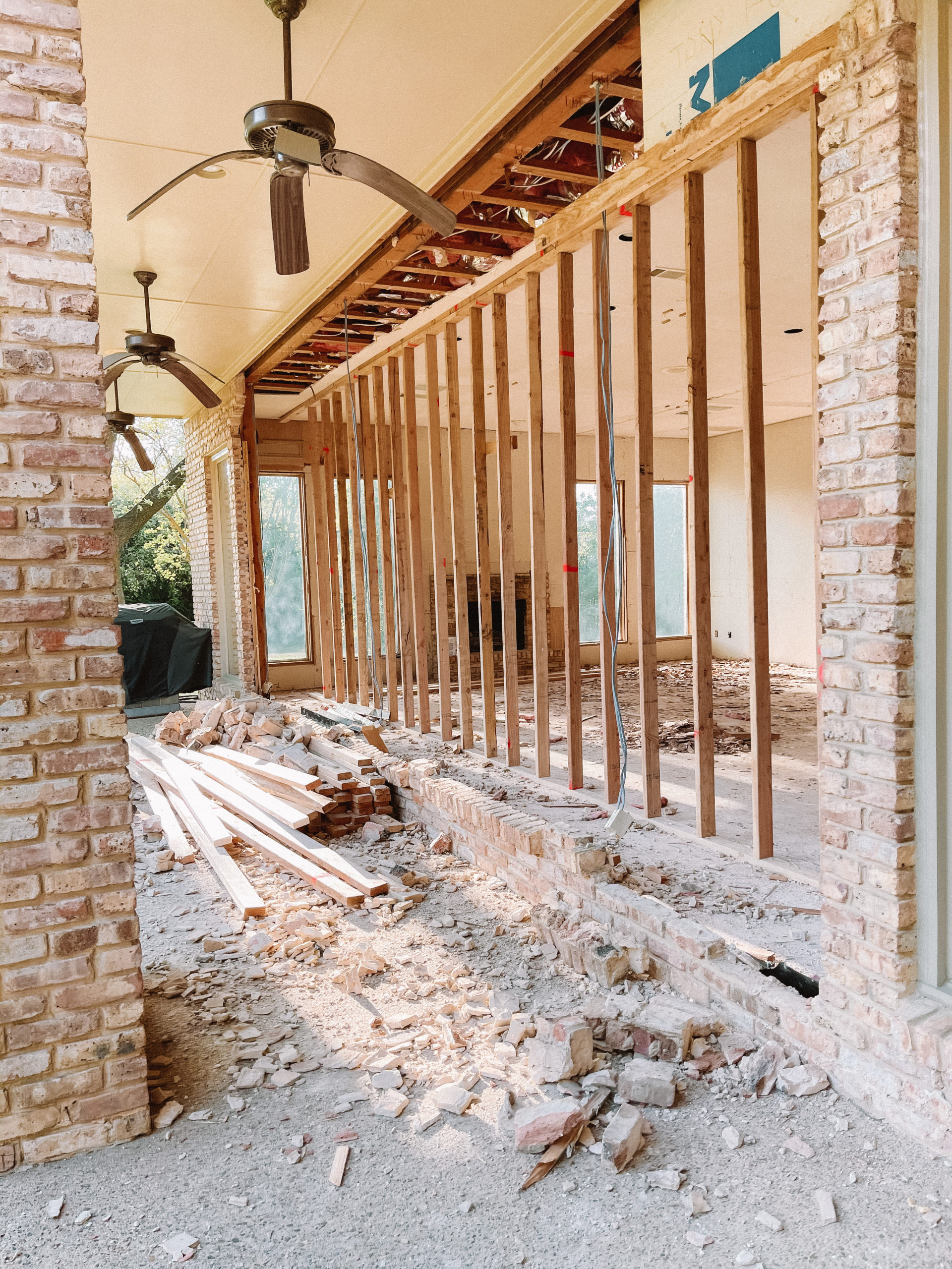 sliding glass door makeover patio