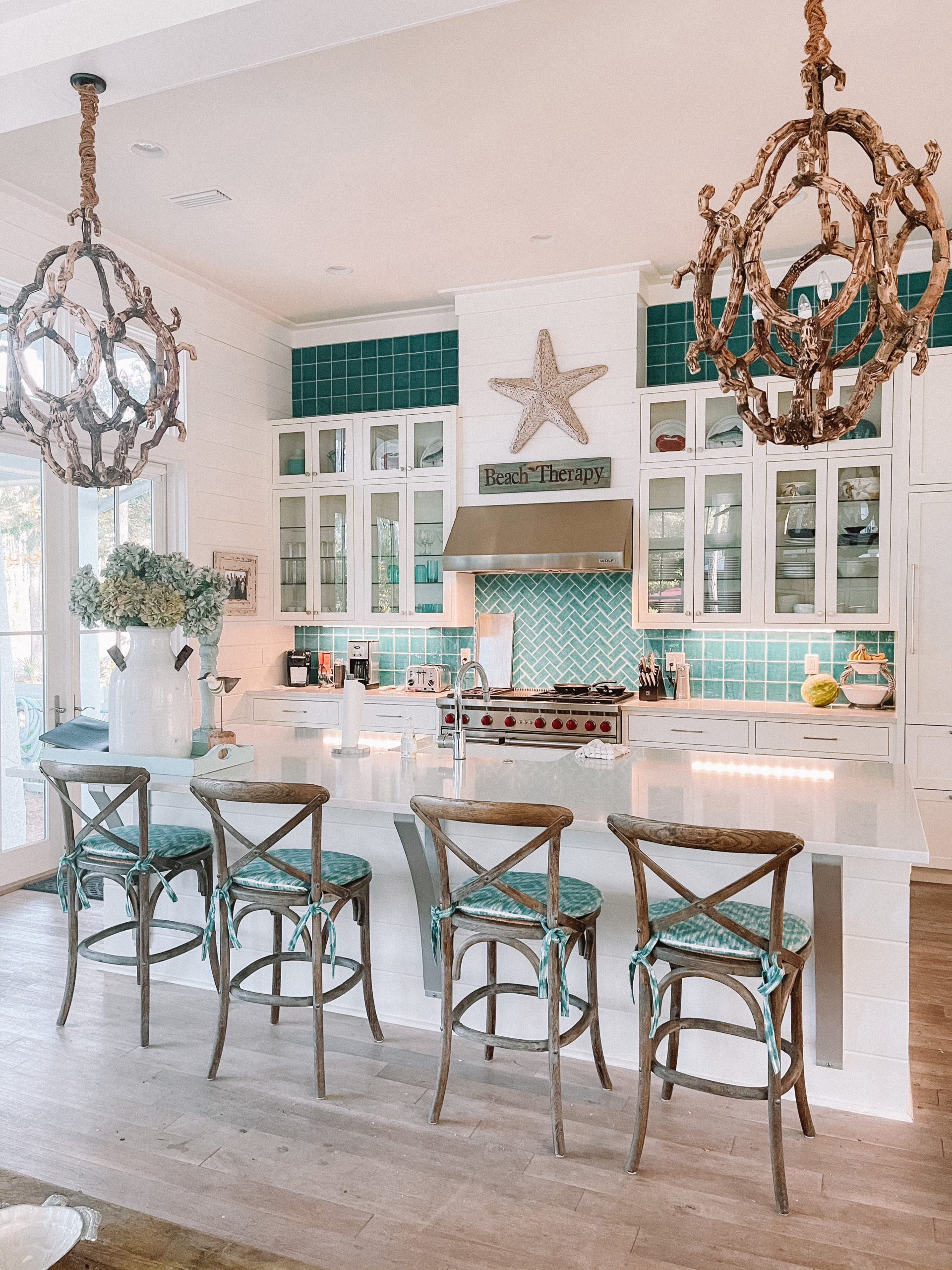 beach house living room
