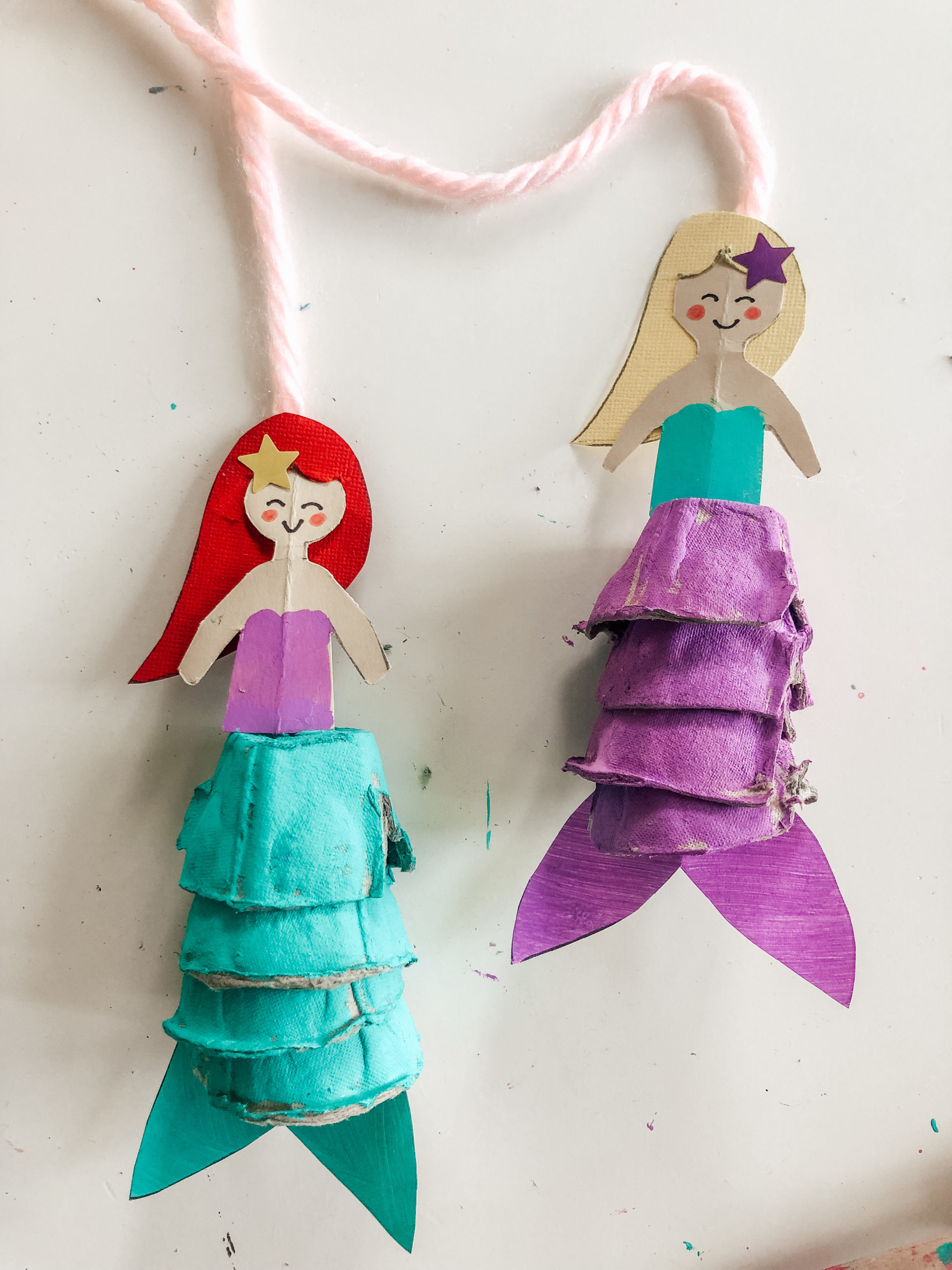 egg carton crafts for kids easy