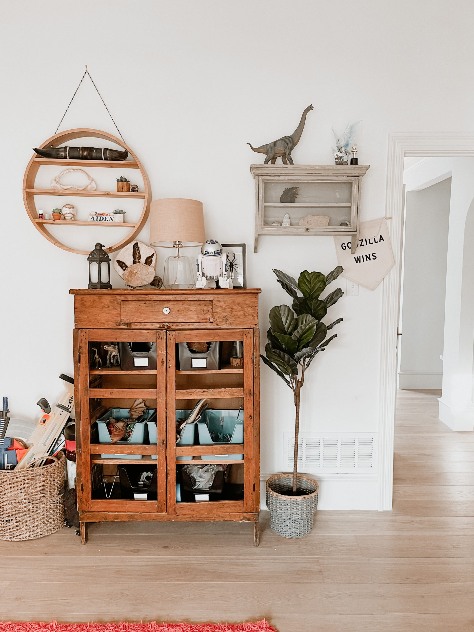 cool boys room dinosaur