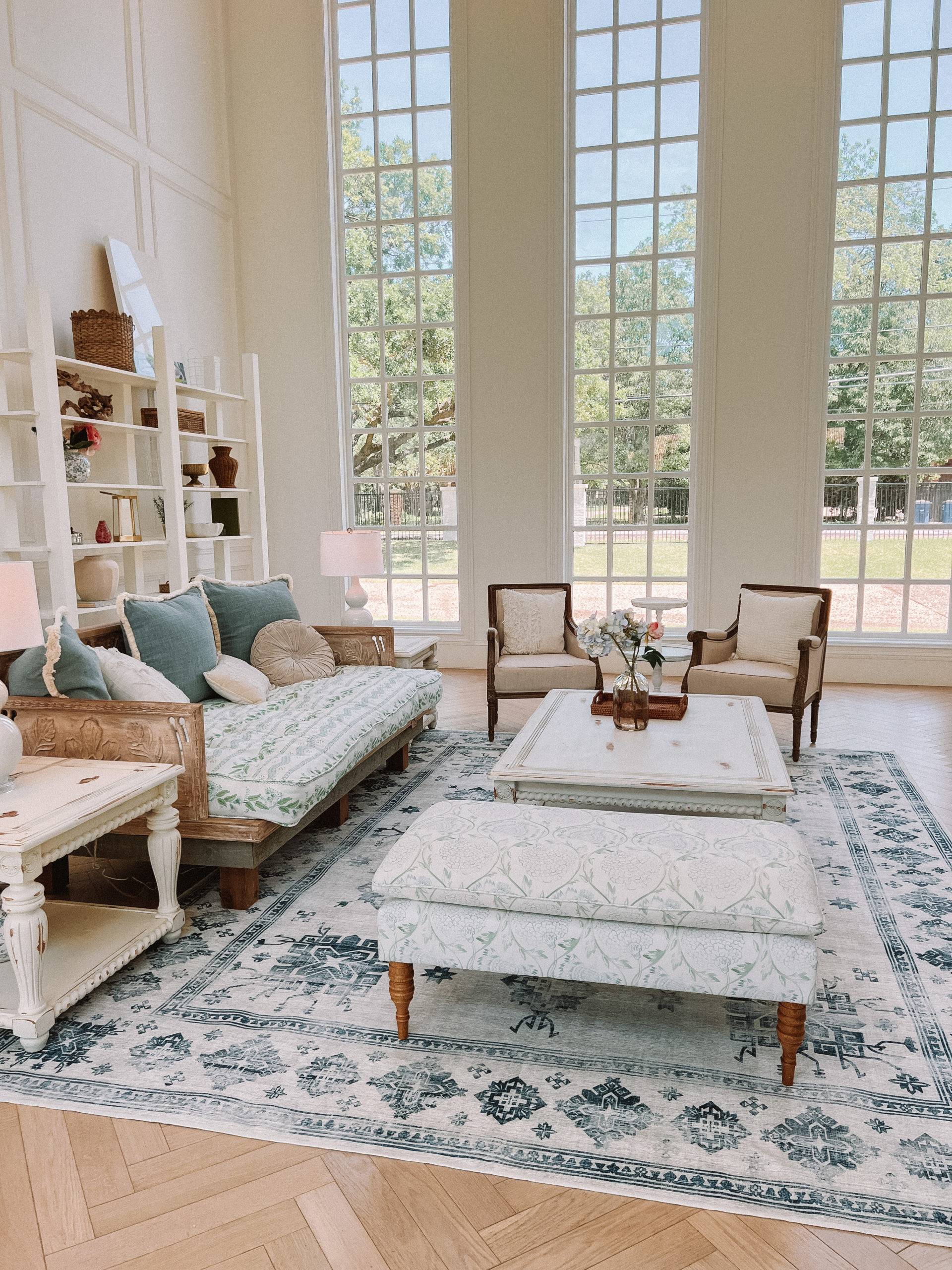 formal living room layout