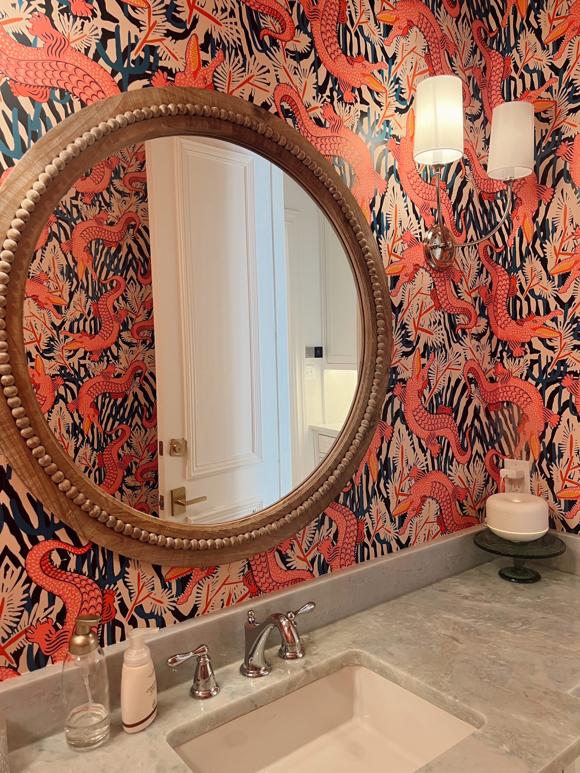 powder bathroom decor