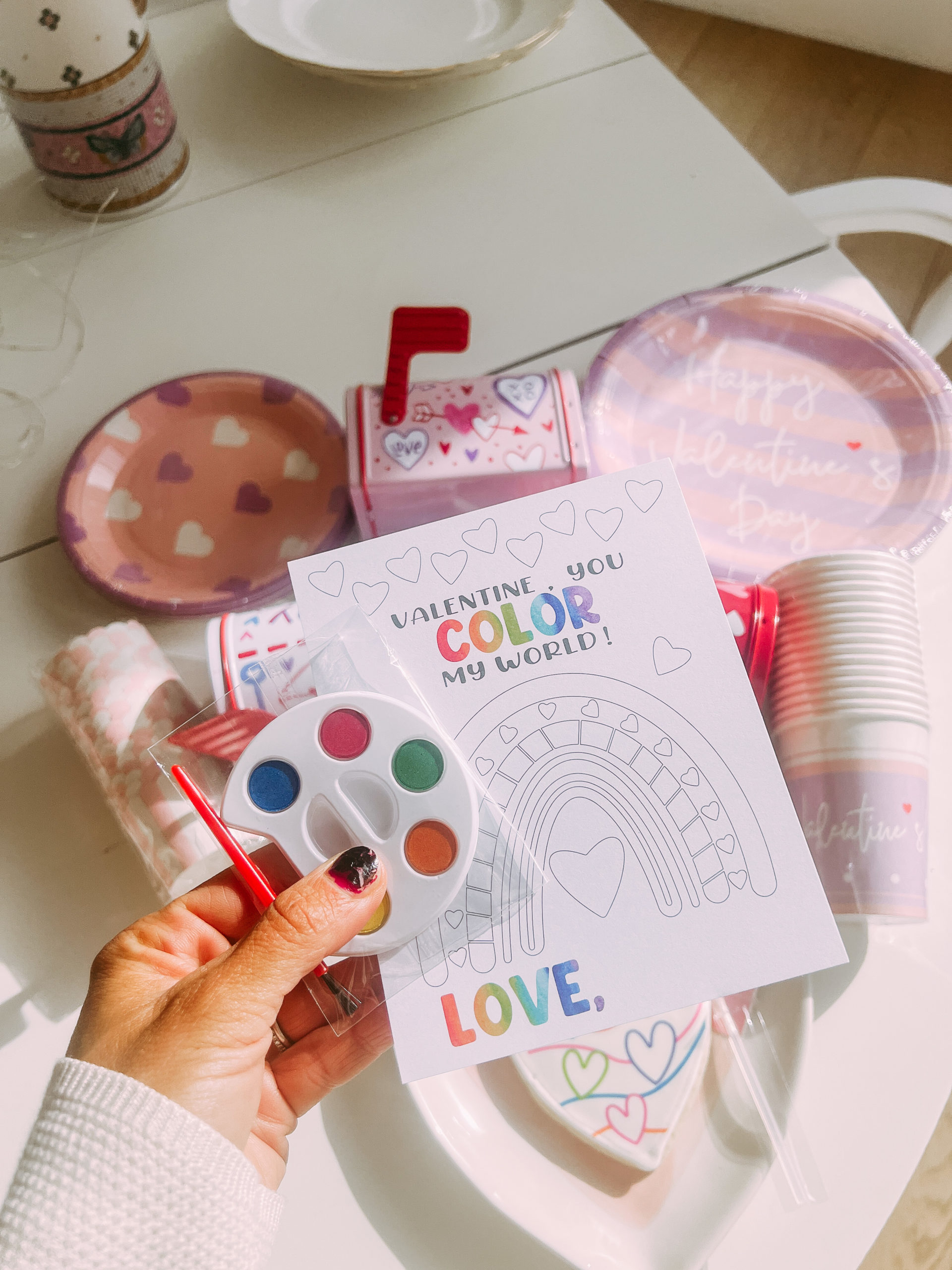 valentine coloring pages